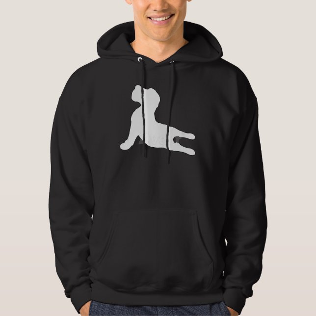 Labrador Retriever Yoga    Hoodie (Front)