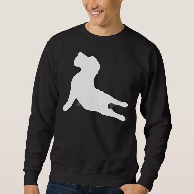 Labrador Retriever Yoga    Sweatshirt (Front)