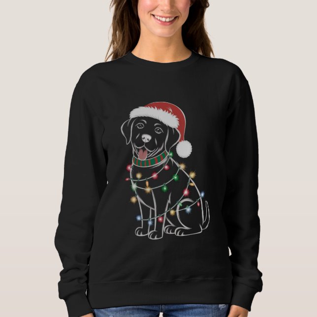 Labrador Retrievers Christmas  Sweatshirt (Front)