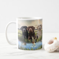 Labrador Retrievers, (Hunting dogs) 