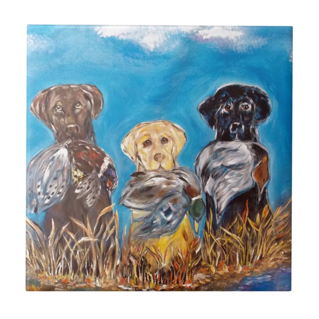 LABRADOR RETRIEVERS TILE (Front)