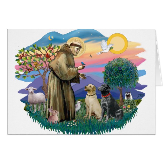 Labrador Retrievers (two) (Front Horizontal)
