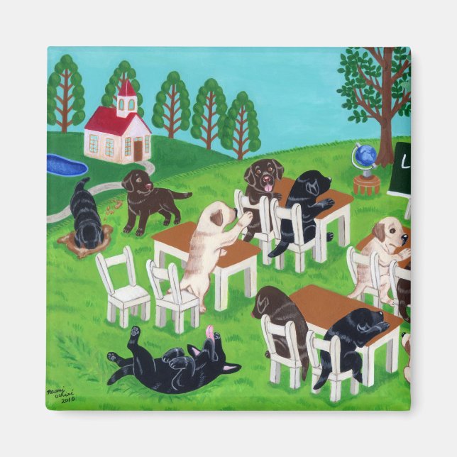 Labrador School Magnet (Front)