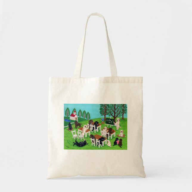 Labrador School Tote Bag (Front)