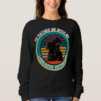 Labrador Sunset Head Eyes Sweatshirt