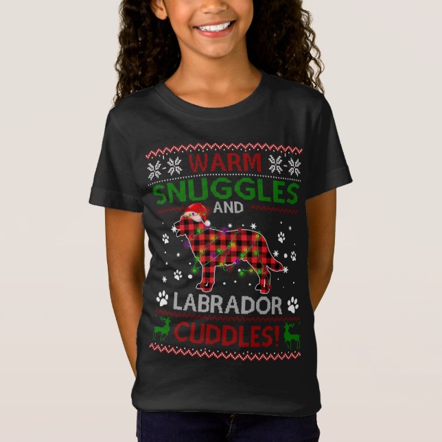 Labrador Ugly Christmas Sweater Christmas Pajama D (Front)