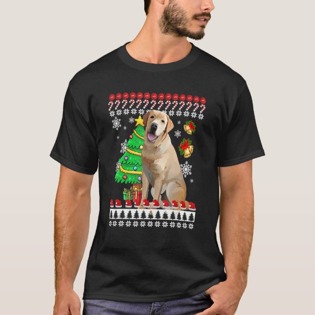 Labrador Ugly Christmas Ugly Christmas Sweater Lad (Front)