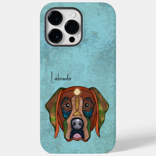 Labrador Ugly Face Case-Mate iPhone Case (Back)