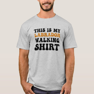 Labrador Walking T-Shirt
