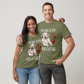 Labrador Watercolor Valentine's Day T-Shirt