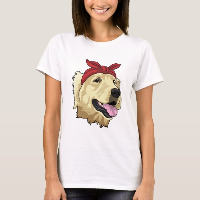Labrador with Bandana T-Shirt (Front)