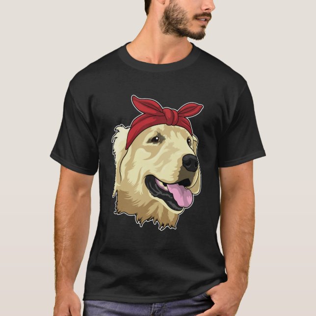 Labrador with Bandana T-Shirt (Front)