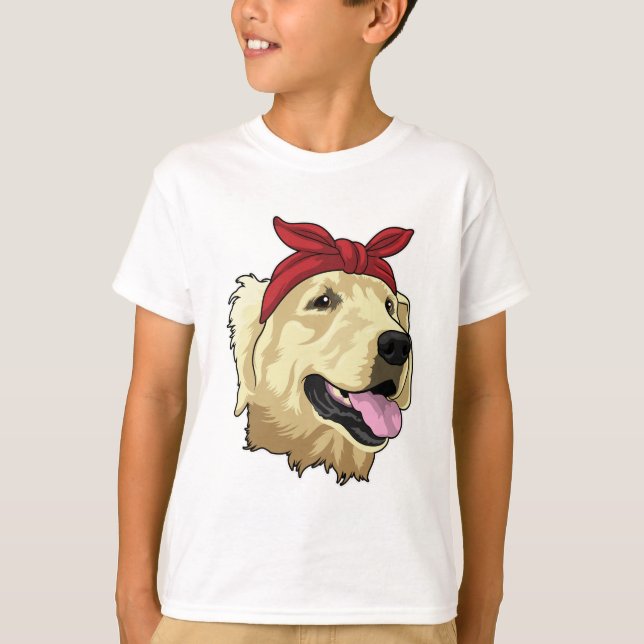 Labrador with Bandana T-Shirt (Front)