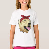 Labrador with Bandana