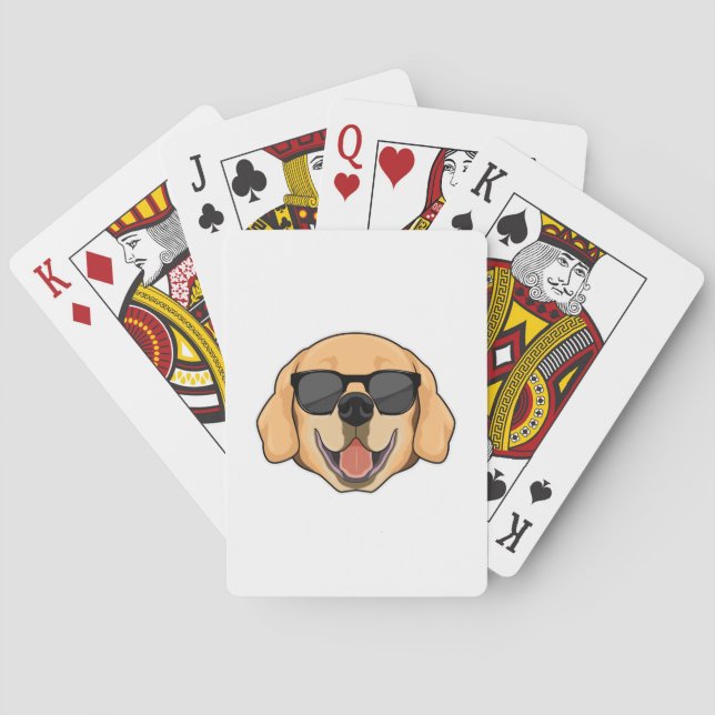 Labrador with Sunglasses Playing Cards (Back)