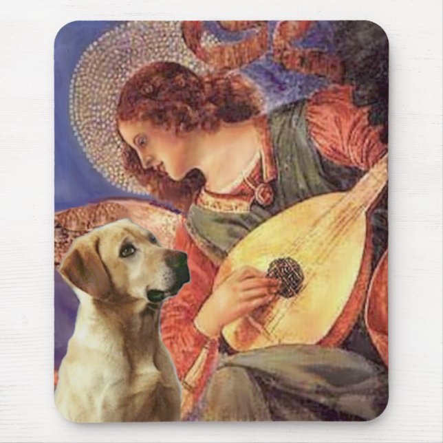 Labrador (Y8) - Mandolin Angel Mouse Mat (Front)