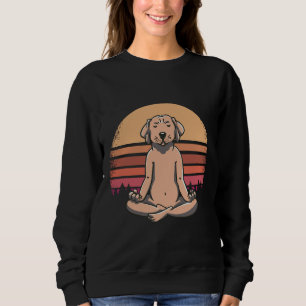 Labrador Yoga Dog Meditation Apparel Amp Namaste Sweatshirt