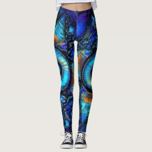 Labradorite bloom2 Leggings