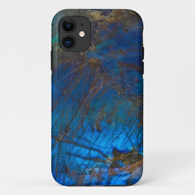 Labradorite Mineral Phone Case (Back)
