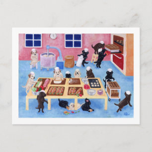 Labradors Bakery Postcard