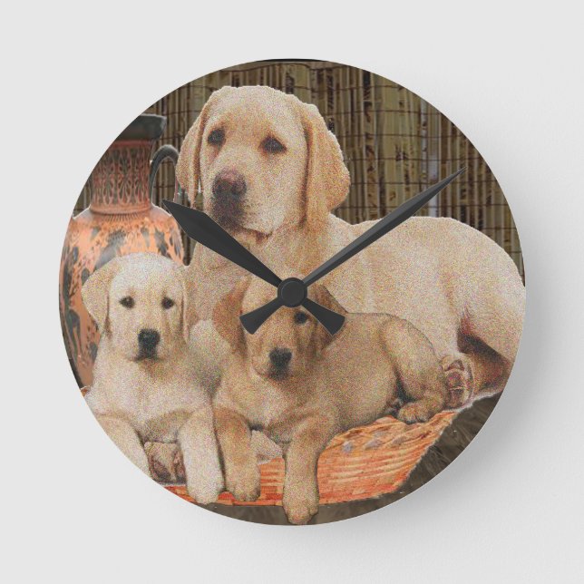 Labrardor retriever clock (Front)