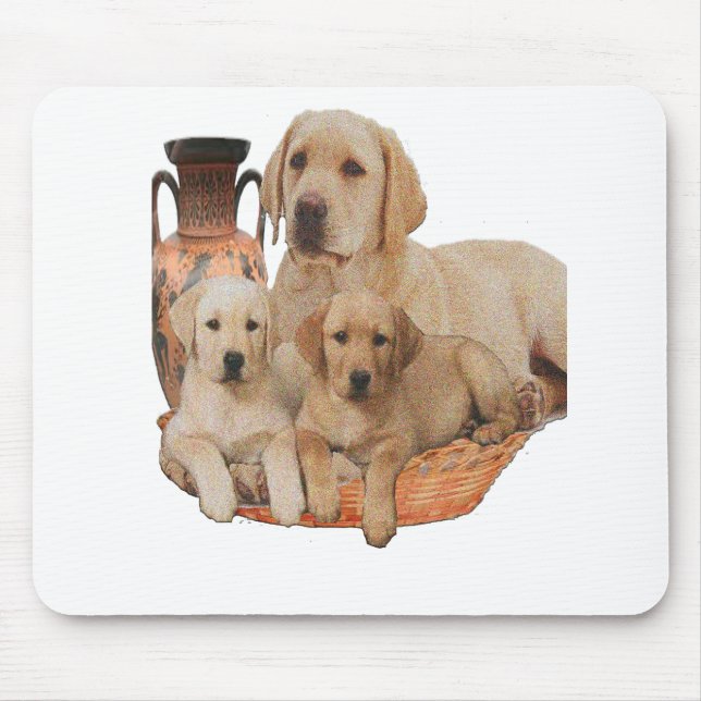 Labrardor retriever merchnandise mouse mat (Front)