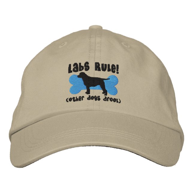 Labs Rule Embroidered Hat (Front)