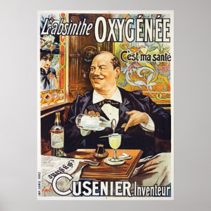 L'Absinthe Cusenier Poster