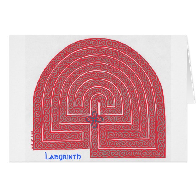 Labyrinth card (Front Horizontal)