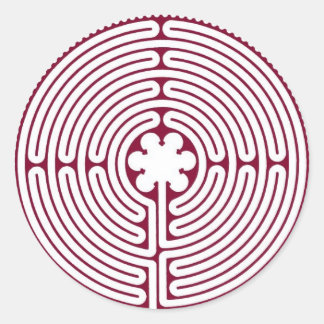 Labyrinth Classic Round Sticker