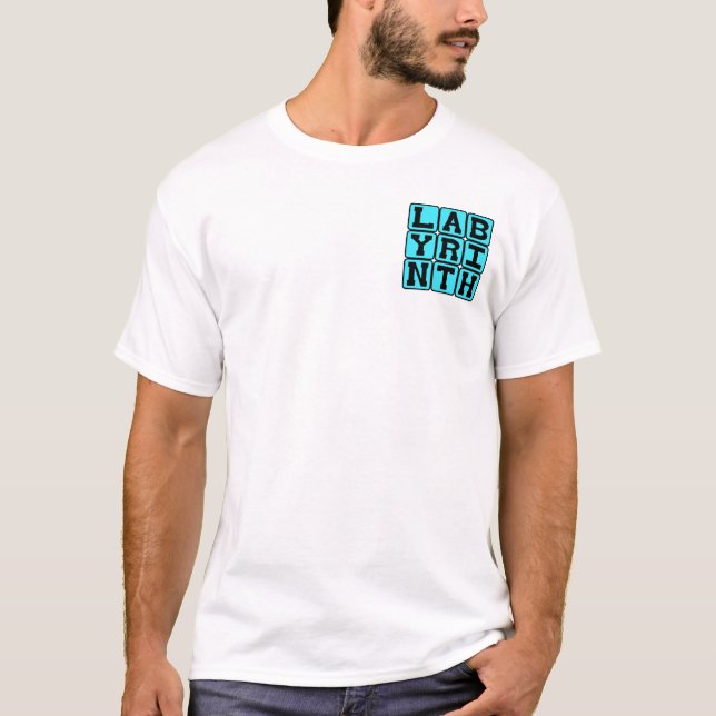 Labyrinth, Complicated Maze T-Shirt (Front)