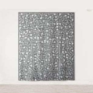 Labyrinth Fabric Tapestry