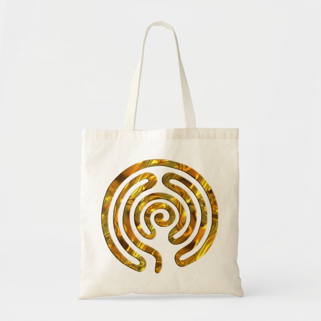 Labyrinth GOLD Tote Bag (Front)