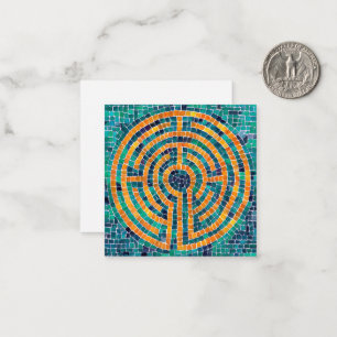 LABYRINTH II 2.5" Square Flat Card