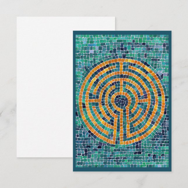 LABYRINTH II 3.5x5 Flat Card  (Front/Back)