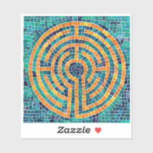LABYRINTH II 4x4 Vinyl Sticker