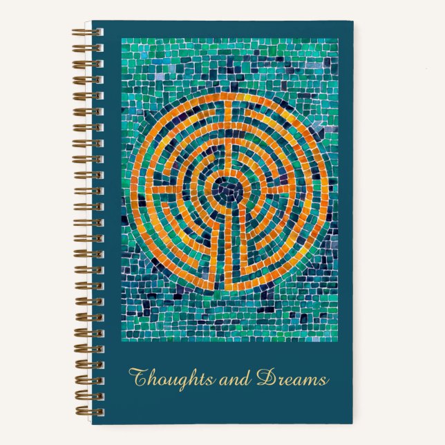 LABYRINTH II 5.5x8.5 Spiral Notebook (Front)