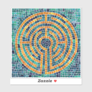 LABYRINTH II 6x6 Vinyl Sticker