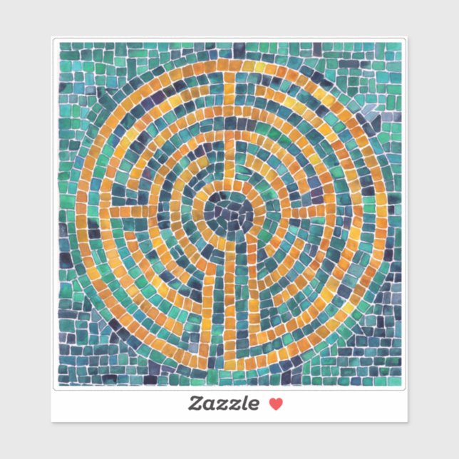 LABYRINTH II 6x6 Vinyl Sticker (Sheet)