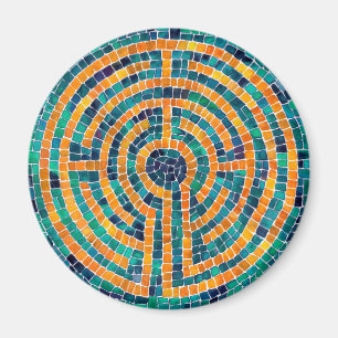 LABYRINTH II Round Magnet 