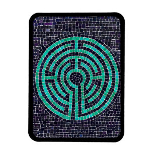 LABYRINTH III 3x4 Flexible Magnet - Black