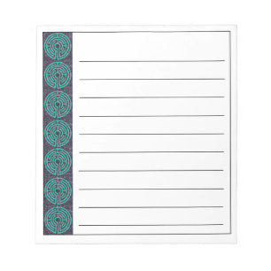 LABYRINTH III 5.5x6 Notepad + Lines
