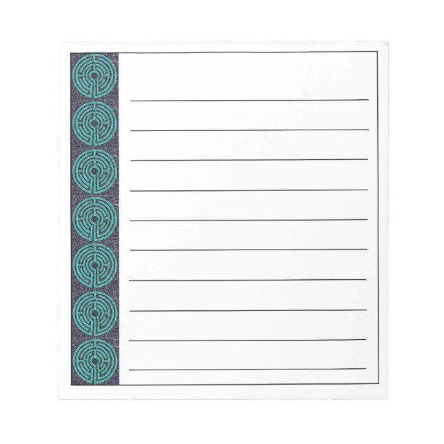 LABYRINTH III 5.5x6 Notepad + Lines (Front)