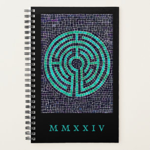 LABYRINTH III 5.5x8.5 Planner + Text / Black