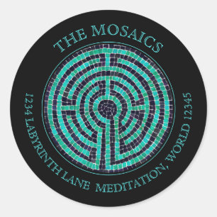 LABYRINTH III Small Address Seals - Black