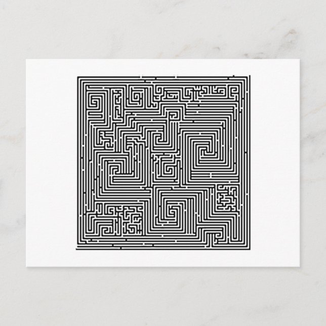 Labyrinth Irrgarten maze Postcard (Front)