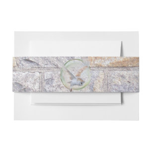 Labyrinth It’s Only Forever Wedding Owl Invitation Belly Band