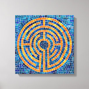 LABYRINTH IV 12x12 Wrapped Canvas (2.5" Deep)