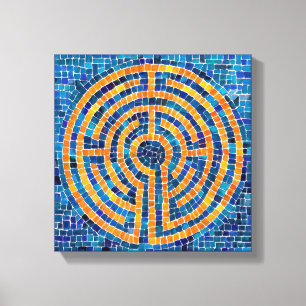 LABYRINTH IV 12x12 Wrapped Canvas (.75" Deep)