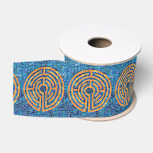 LABYRINTH IV 3" Wide Grosgrain Ribbon